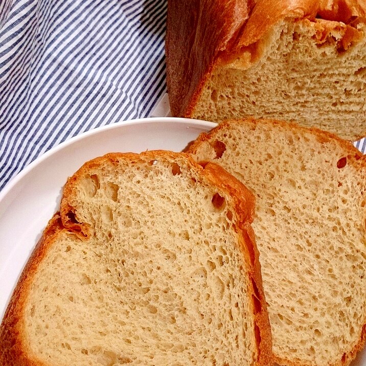 パンミックス粉とHBで簡単　低糖ふすま食パン